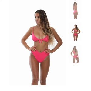 Skatie Hot Pink Swimsuit